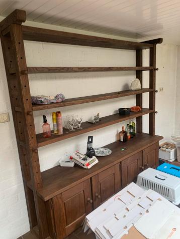 Grote houten kast - gratis / af te halen vanaf 19-2!