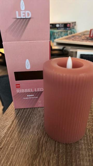 Led kaars ribbel
