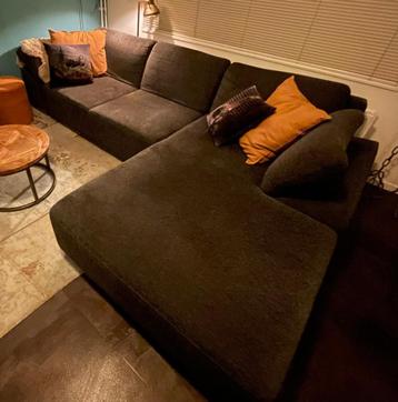 Lounge-Hoekbank antracietgrijs 290 breed