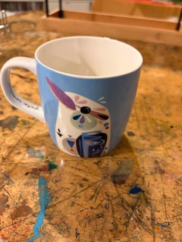 Koffiemok met leuke vogel print