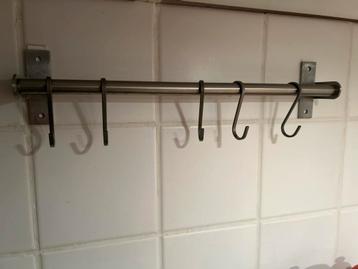 Metalen Keukenrek met Haken