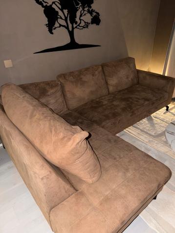 3-zits Bank met Longchair gedeelte