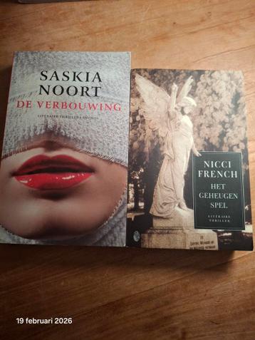 Twee thrillers: Saskia Noort & Nicci French