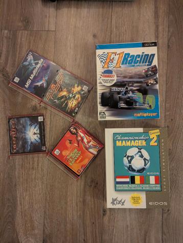 Diverse oude PC computer spellen