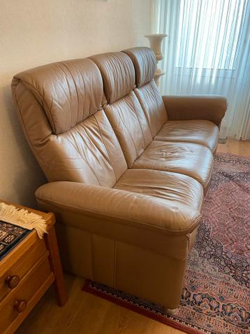 GRATIS Leren Relaxbank - 3 Zits - Ligfunctie