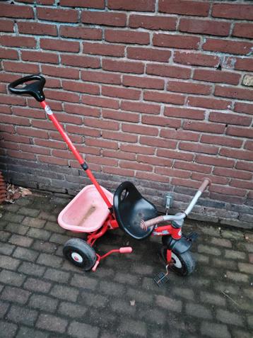 Driewieler met duwstang - Gratis af te halen!