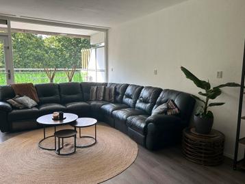 Gratis Hoekbak (7-8 zits) leer zwart