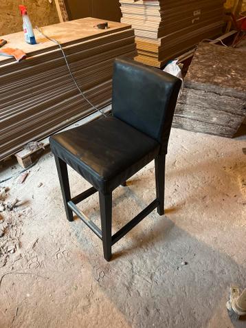 Ikea bar keuk leer 4 stuks