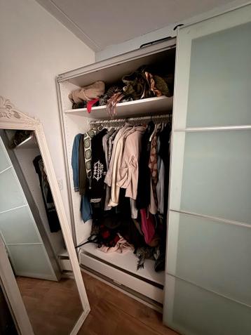 IKEA Pax kast met glazen schuifdeuren - 2 meter breed