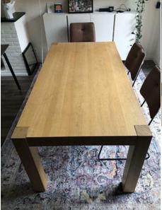 Eettafel, 178x90x 74 cm, gratis afhalen 3 maart 17.00-19.30