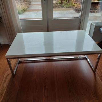Witte hoogglans salontafel