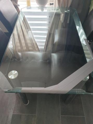 Glazen tafel 150x90 cm - gratis ophalen