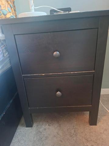 Ikea Hemnes tweepersoonsbed + lattenbodems