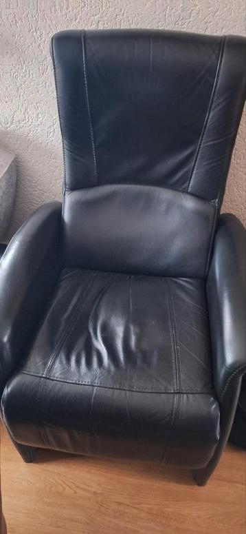 Relaxfauteuil,  gratis, zwart.