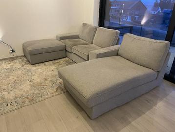 2-zits bank en chaise-longue