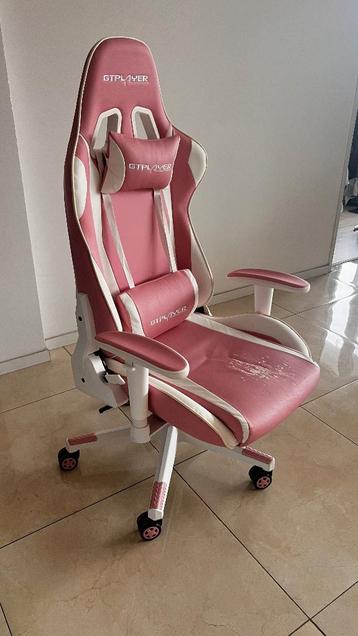 GTPLAYER Gaming Chair Pink