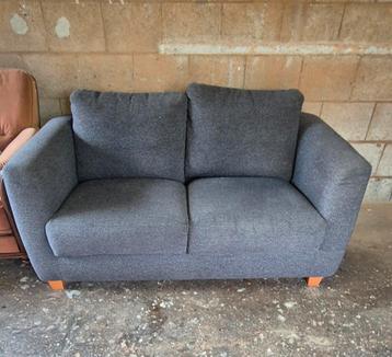 Grijze 2-persoons bank