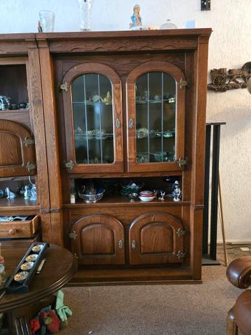 Massief Eikenhouten Kast - 6 Delig