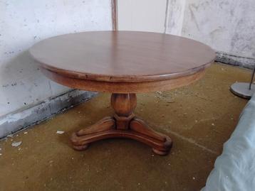 Gratis houten tafel inclusief glazen blad