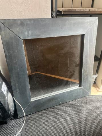 Tuinspiegel 60x60 cm - Zink look