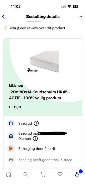 Gratis: Zo Goed Als Nieuw Koudschuim Matras 120x180