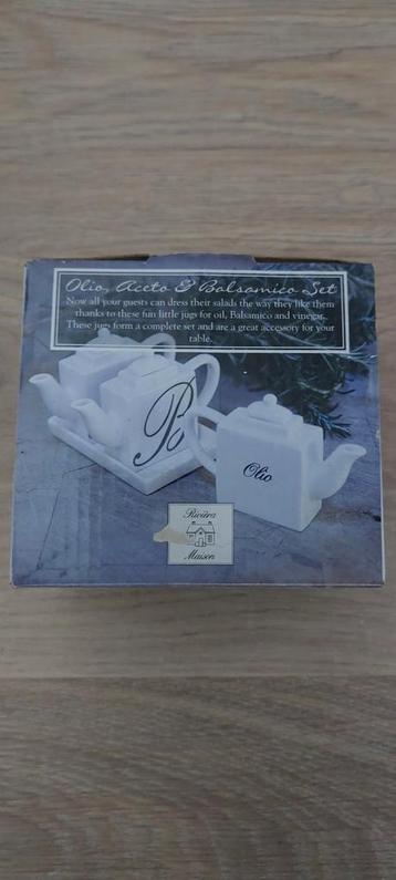 Olie, azijn, balsamico setje Riviera Maison