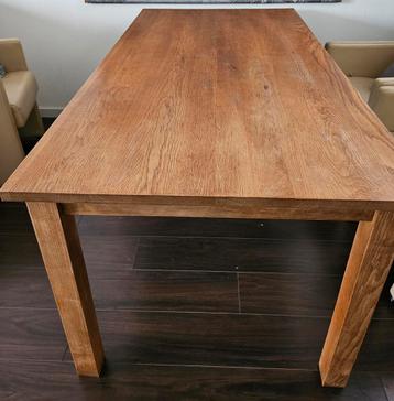 Eikenhouten Eettafel 90x180 gratis