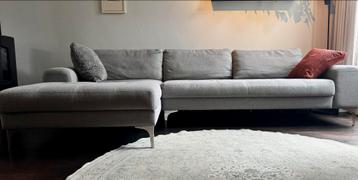 Grijze hoekbank - comfortabel en stijlvol