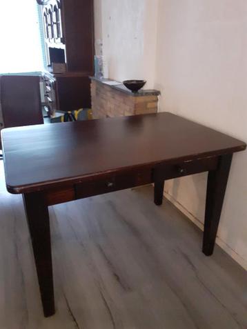 Eiken eettafel 80x1.20 GRATIS