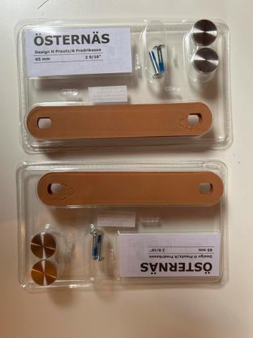 Ikea Östernäs leren handgrepen - 4 stuks