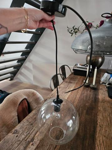 Glazen bol hanglamp