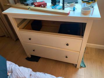 Witte Hemnes ladekast van IKEA