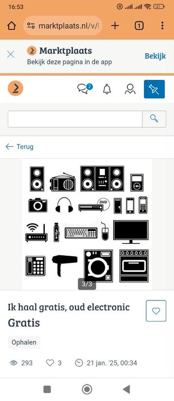 Wij kom ophalen oud ijzer