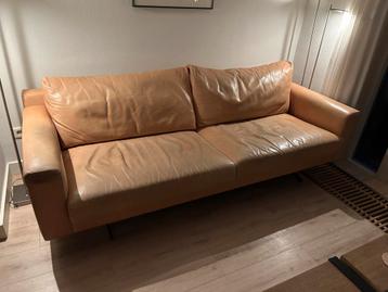 Gratis leren bank - 220 cm breed