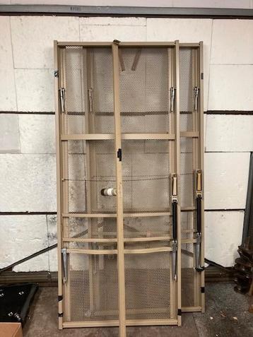 Auping spiraalbodem 210 x 90 cm. 2 stuks met middensteun