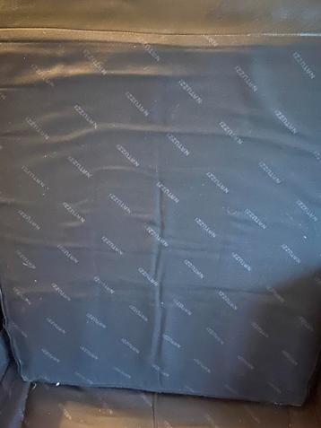 Natuzzi lederen fauteuil - Zwart