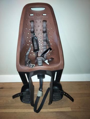 Yepp achterzitje, bruin, gratis af te halen