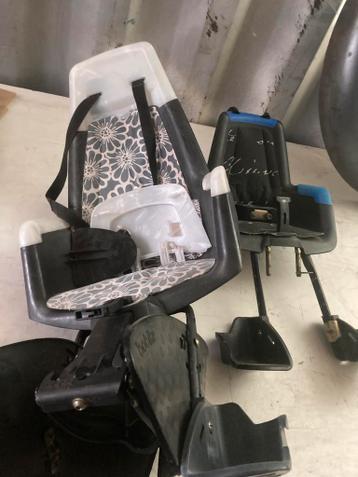 Kinderstoeltjes fiets voor- en achter, gratis