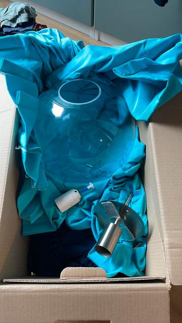 Glazen hanglamp (zie omschrijving)