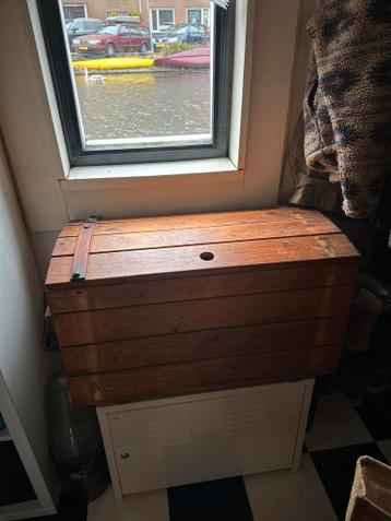 Oude houten kist / Opbergkist