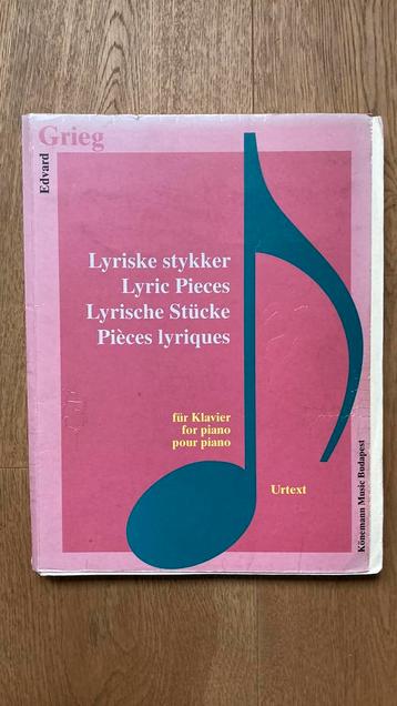 Bladmuziek piano - Lyric Pieces Grieg