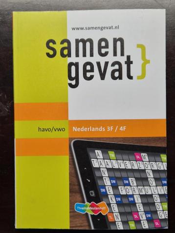 Thieme Meulenhoff HAVO/VWO samengevat Nederlands 3F/4F