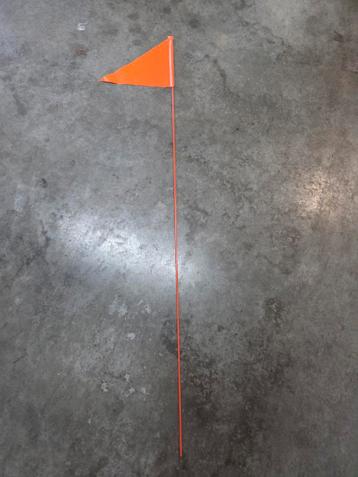 Oranje fietsvlaggetje voor extra veiligheid