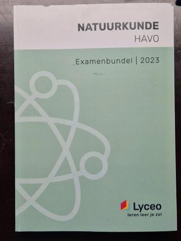 Lyceo HAVO examenbundel Natuurkunde 2023