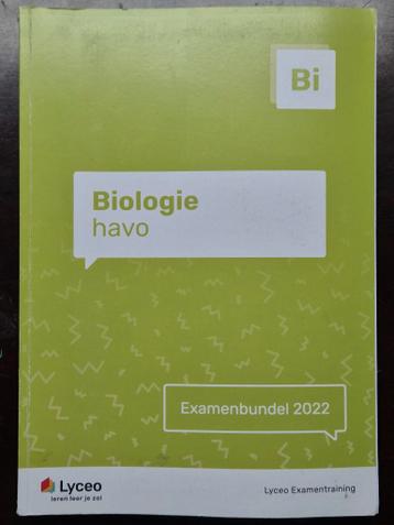 Lyceo HAVO examenbundel Biologie 2023