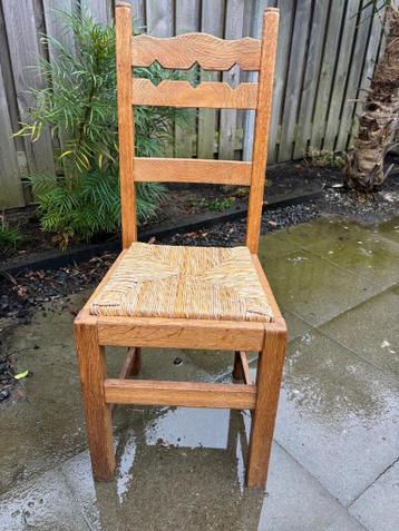 4 Eiken Eetkamerstoelen - Gratis Af te Halen