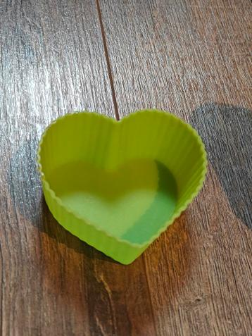 Muffinvormpjes Siliconen - 8 Stuks Hartjesvorm