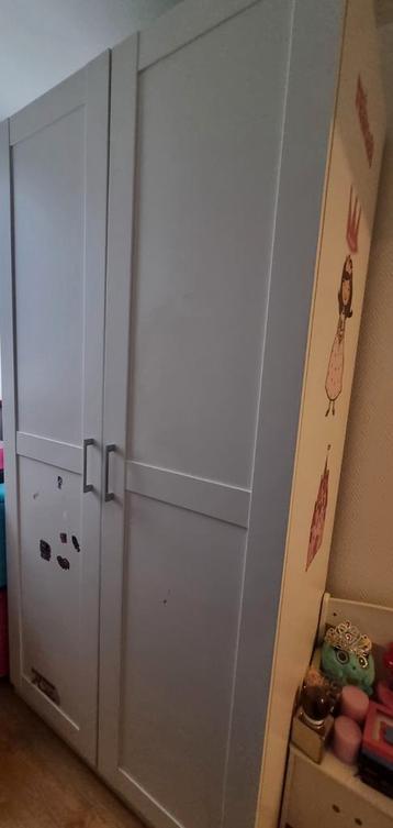 Witte kledingkast - 100x206x60 cm