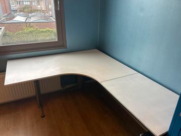 Hoekbureau 200x160 - In delen te transporteren