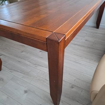 Massief kersenhouten eettafel 220x100cm